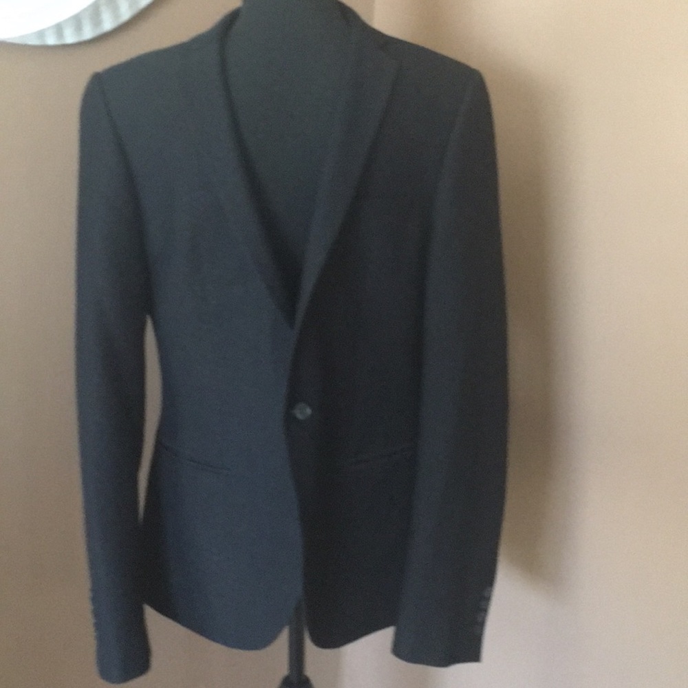 Men’s Topman Black Patterned Blazer